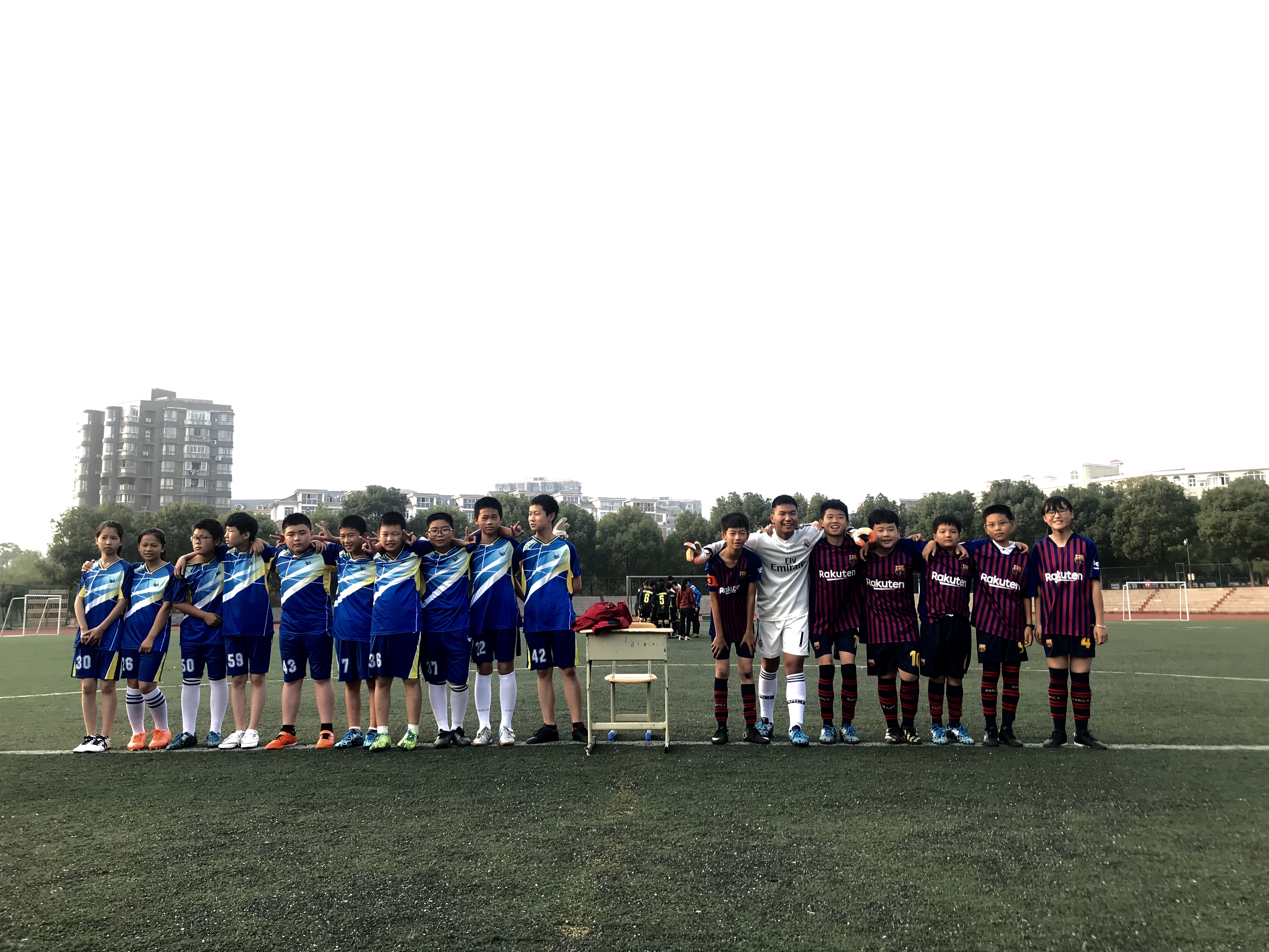 九江外国语学校"迎新杯"初一年级足球赛